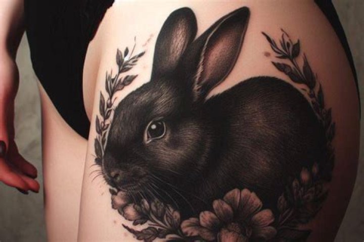 Unveiling The Alchemy Of Black Rabbit Tattoos: Discover Their Enchanting Symbolism