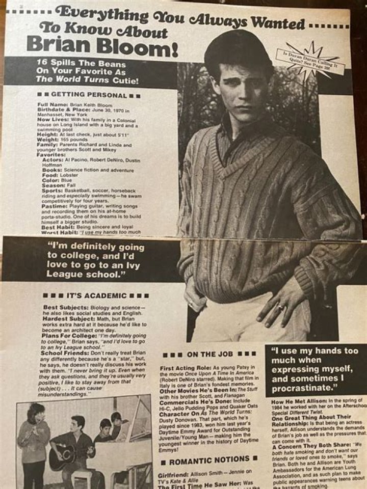 A Deep Dive Into Brian Bloom's Height