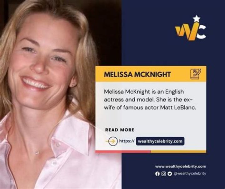 Uncover The Secrets Behind Melissa McKnight's Net Worth